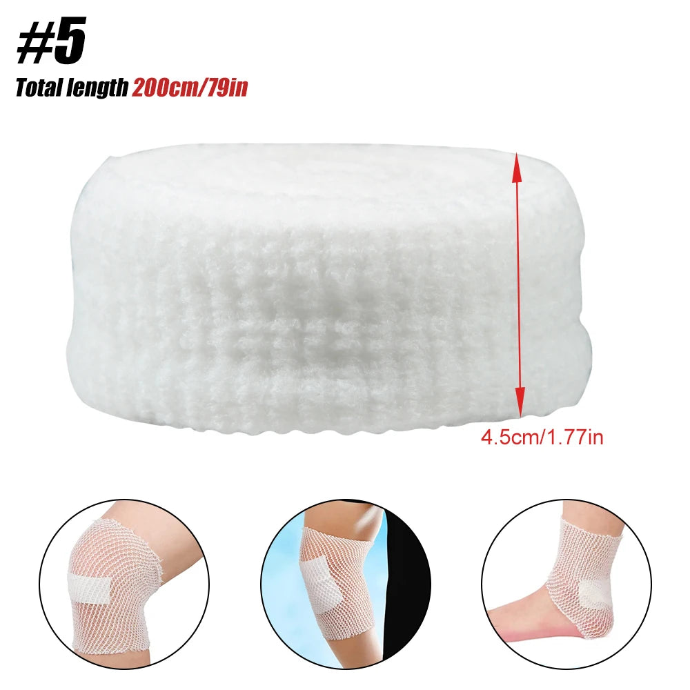 Bandage tubulaire en filet élastique, fixation de gaze, extensible et respirant, retenue pour pansement, poignet, coude, genou, cheville, adulte, 1 rouleau