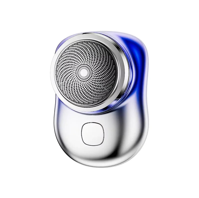 Mini electric shaver for men, wet and dry electric shaver, portable, pocket-sized, portable smart battery-powered tools for outdoor use