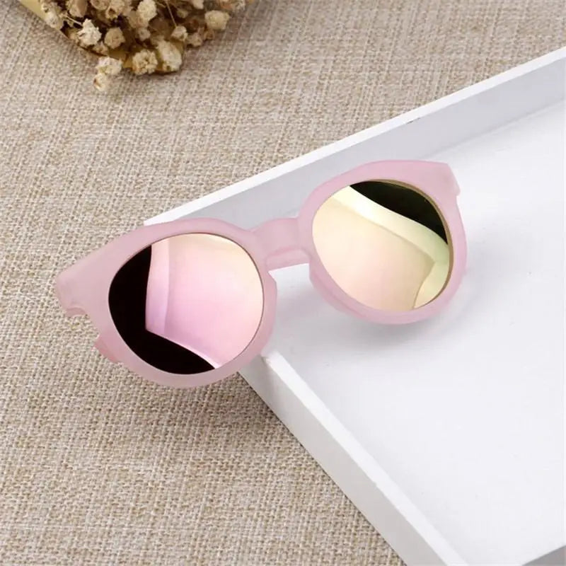 Lunettes de soleil rondes colorées pour enfants, classiques, rétro, mignonnes, UV400, pour garçons et filles, offre spéciale