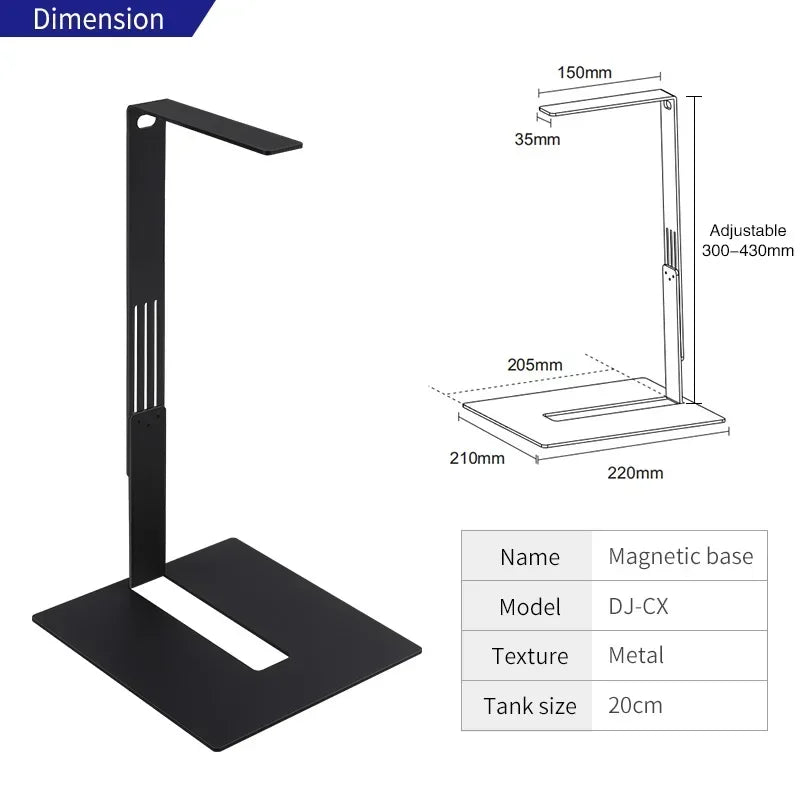 WEEK AQUA Mini 9 Pro USB Nano Aquarium lumière plante grandir spectre complet LED écologie Microlandspaysage lampe