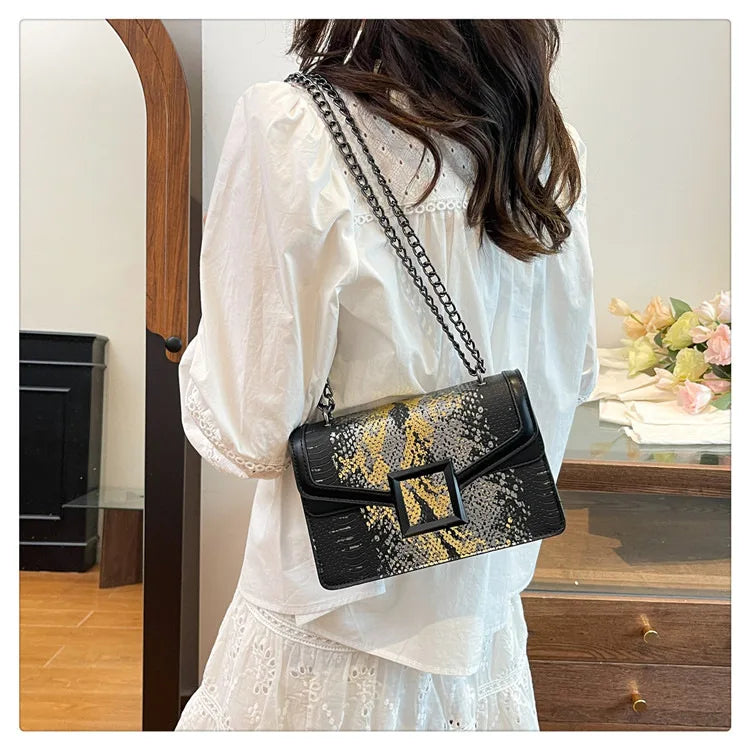 Sac à bandoulière simple pour femmes, style coréen, à la mode, design de niche décontracté, chaîne polyvalente, exquis, style occidental