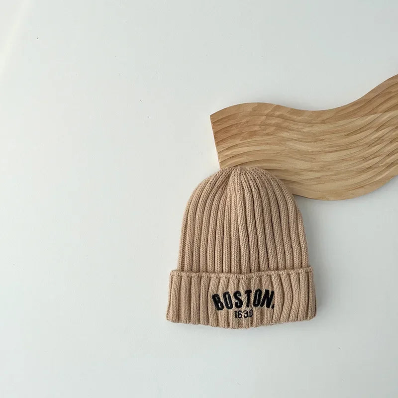Chapeau de Protection en Laine pour Bébé, Épais et Chaud, Version Coréenne, Cadeau d'Hiver pour Enfant