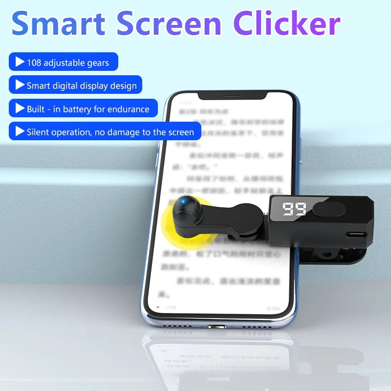 Clicker automatique d'écran pour applications de téléphone intelligent, Gadget de Streaming vidéo en direct, écran de jeu pour Smartphone, trépieds tactiles, fournitures d'écran