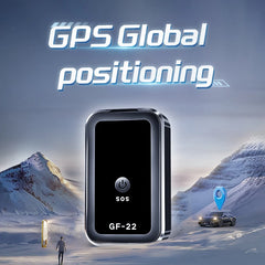 GF22 Car Tracker, Real-Time GPS Positioning Device, Anti-Loss, Accurate Locator, SOS Alarm Device