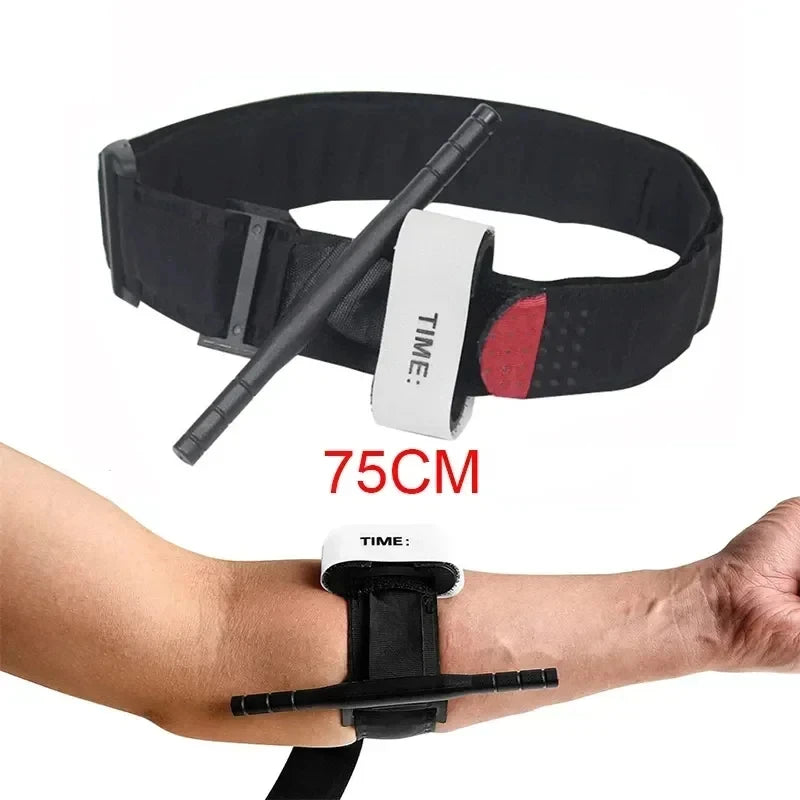 Combat Medical Tourniquet 65cm/75cm/95cm, Emergency Military Tactical Tourniquet with Pen, First Aid Camping Equipment