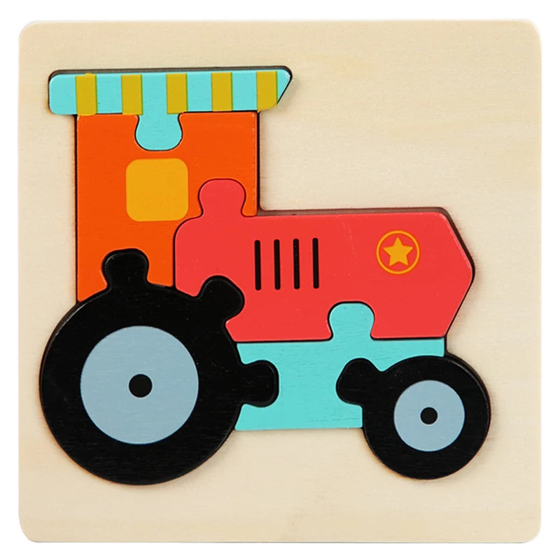 Ensemble de Puzzle en bois Montessori pour tout-petits, jeux pour bébés et enfants, jouets éducatifs et d'apprentissage de l'intelligence de 1 2 3 4 ans