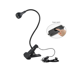 Lampe de bureau à clipser LED 360 ° Table de lecture à col de cygne Flexible, lumière de lecture pour étude, soins des yeux, pince USB, livres, éclairage nocturne