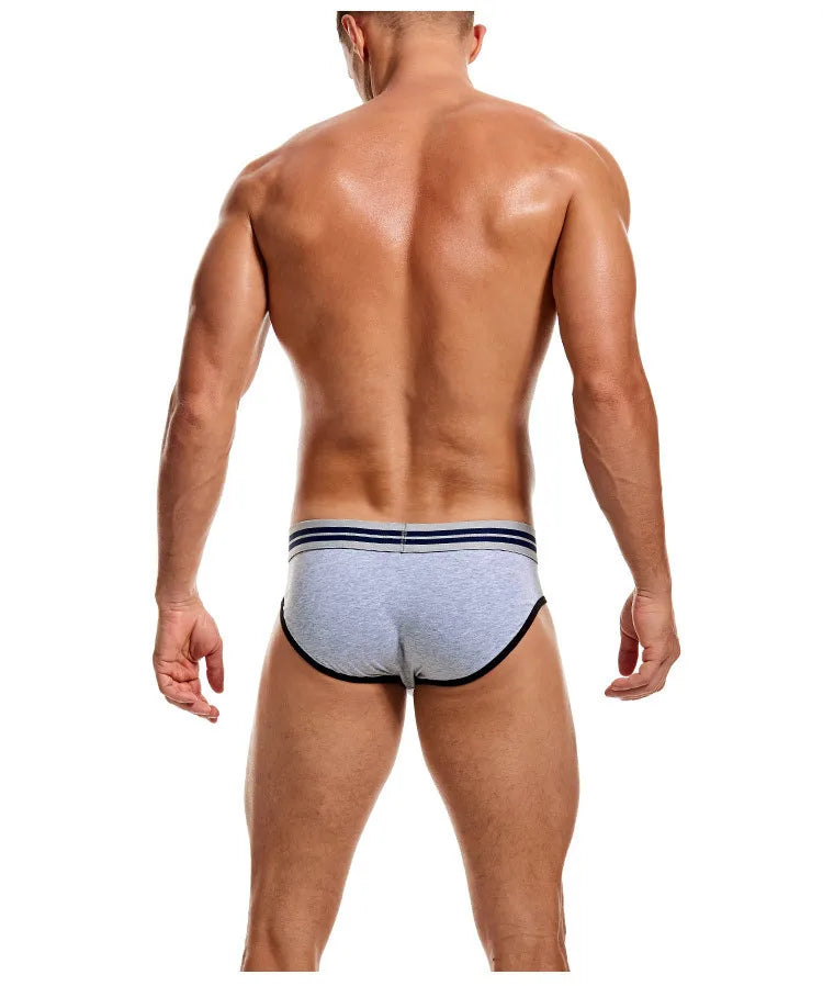 Ensemble 2 pièces - slips de sous-vêtements pour hommes en coton respirant jeunesse taille moyenne sous-vêtements pour hommes de grande taille slips d'été
