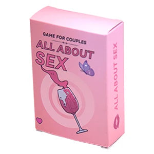 All About Sex, an exciting and original card game for couples, raise your Happily with pleasure and joy, 2 later, 20 minutes, 16 years and over