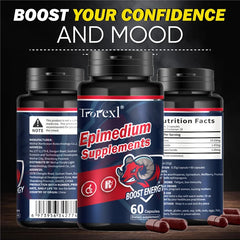 Supplément Epimedium de nutrition sportive pour hommes pour améliorer l'endurance, l'agrandissement et la résistance à la fatigue