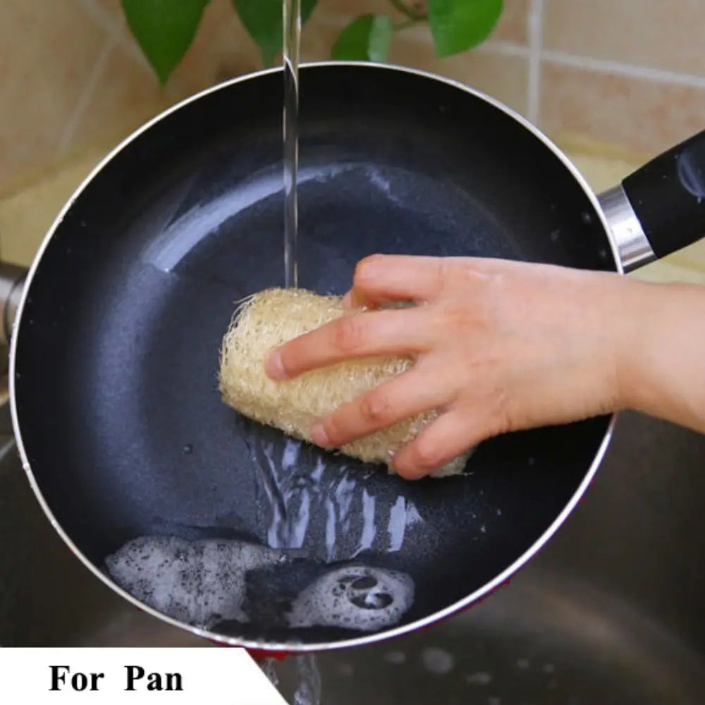 Éponge Luffa naturelle antiarina, bonne absorption, torchons de bain, éponge de douche Linge, plantation de pingouin long, luffa logique, cuisine