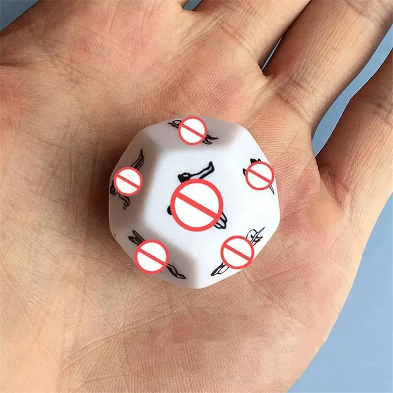 Fun sex dice for couples, 12 sides, love, sexy pose, foreplay, lovers, humor game, romantic party, adult 7.0