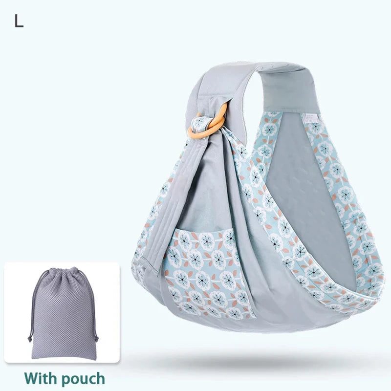 Enveloppement pour bébé, écharpe pour nouveau-né, double usage, couverture d'allaitement pour nourrissons, tissu en maille, porte-allaitement jusqu'à 130 lb (0-36M)