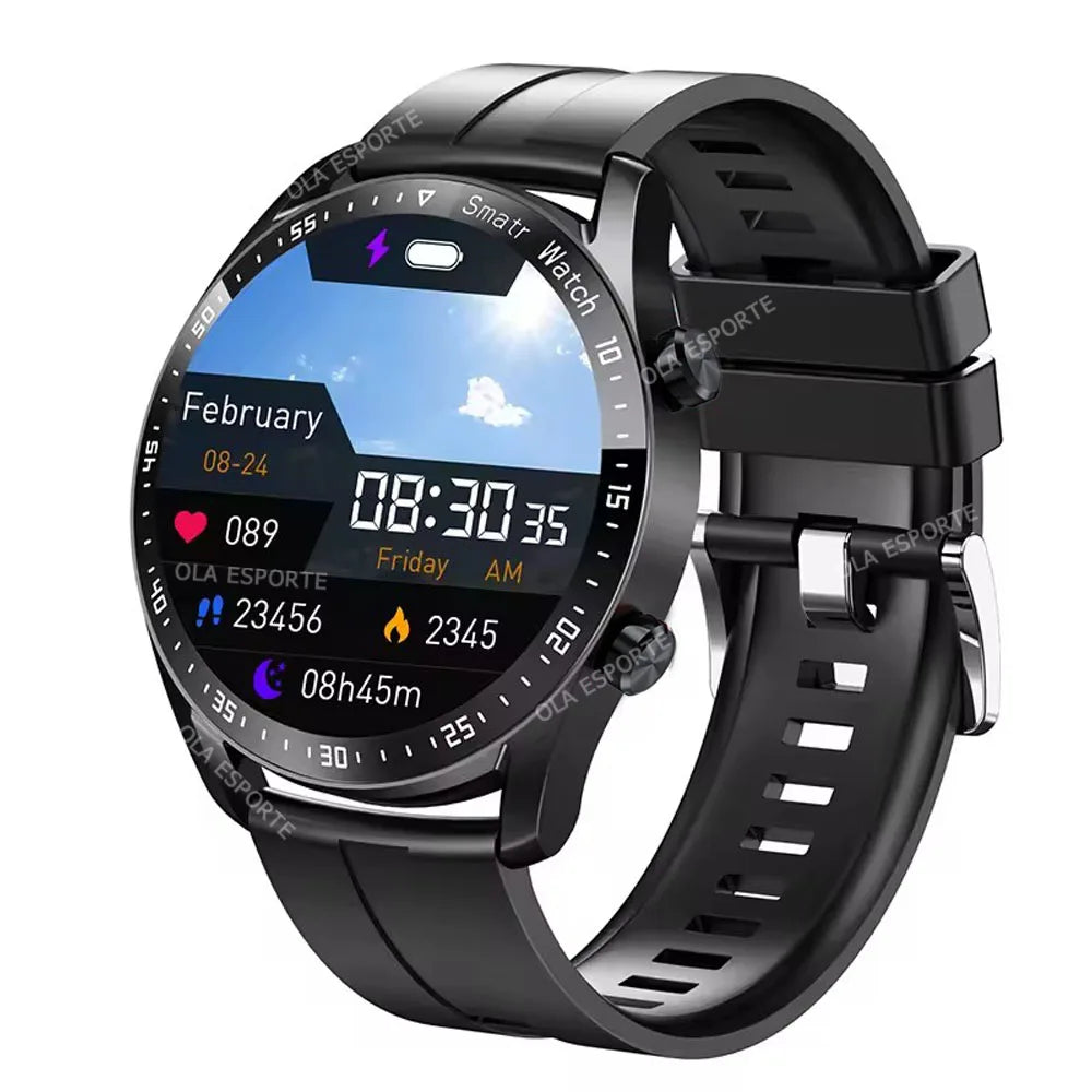 2025 nouvelle montre intelligente femmes hommes AMOLED écran Bluetooth appel plein écran tactile météo appel sport Bracelet intelligent 5ATM étanche