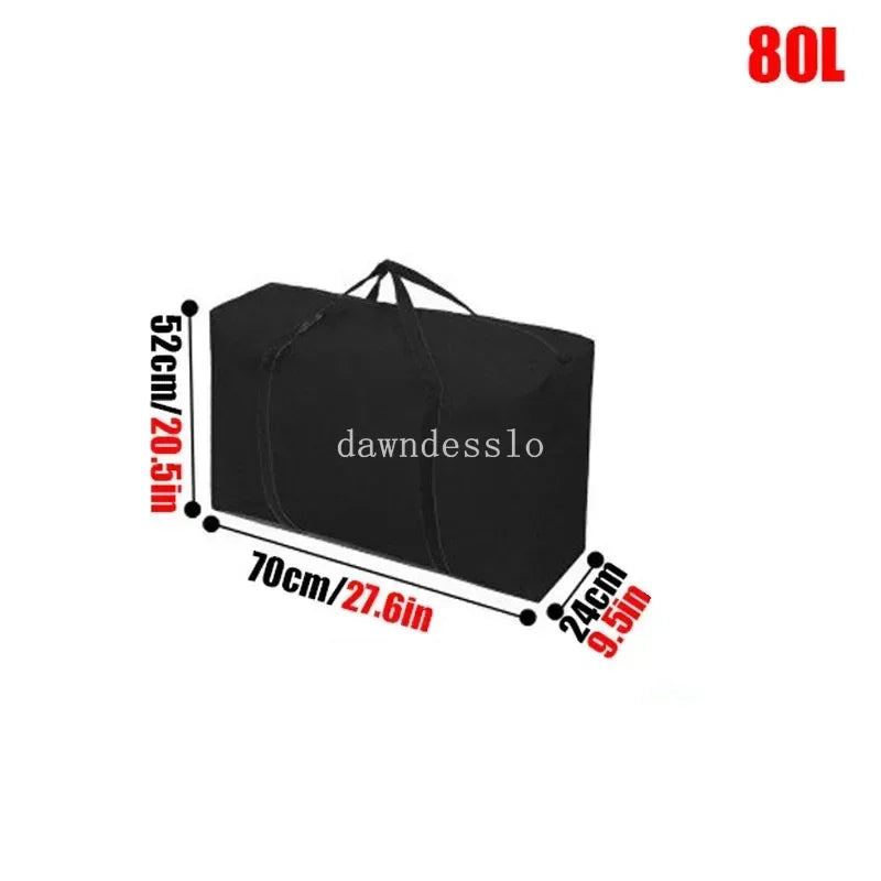 Sacs à bagages mobiles imperméables Extra larges, sac de courses pour linge, sac de voyage pliable, organisateur de couette de grande capacité