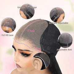 Glueless wigs, pre-plucked pre-cut human hair, loose deep wave lace wig, large wave long curly hair, synthetic headband