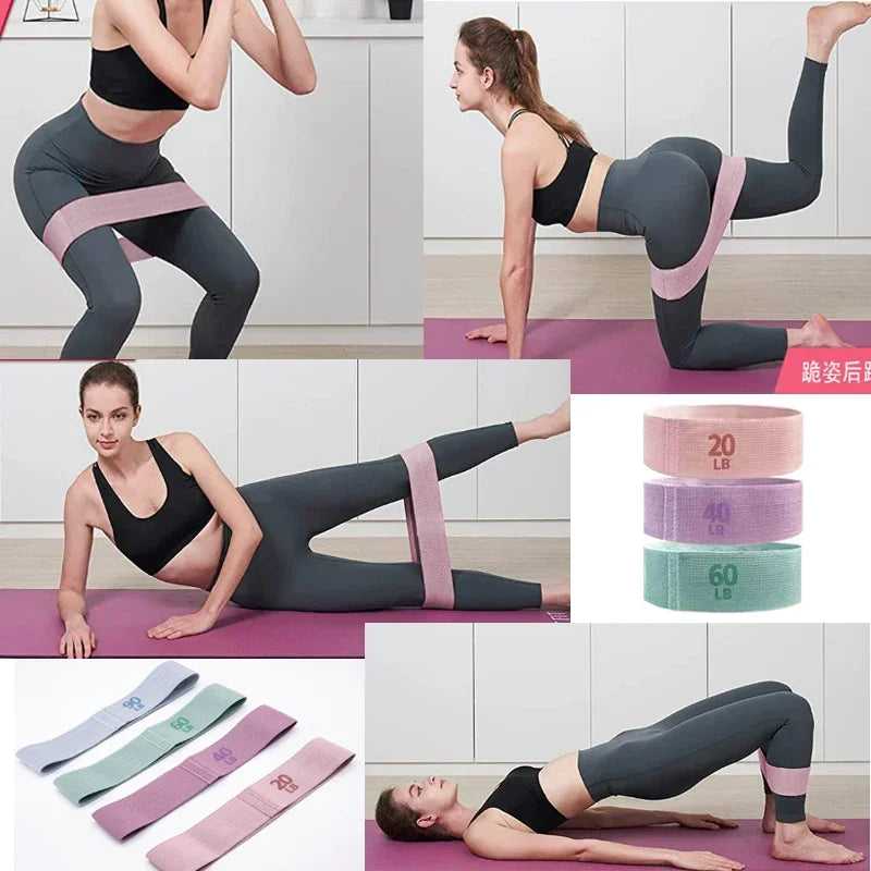 Elastic Fitness Bands, Buttock Training Bands, Gym Resistance Bands, Training Equipment, Strength Training, Elastic Yoga Band