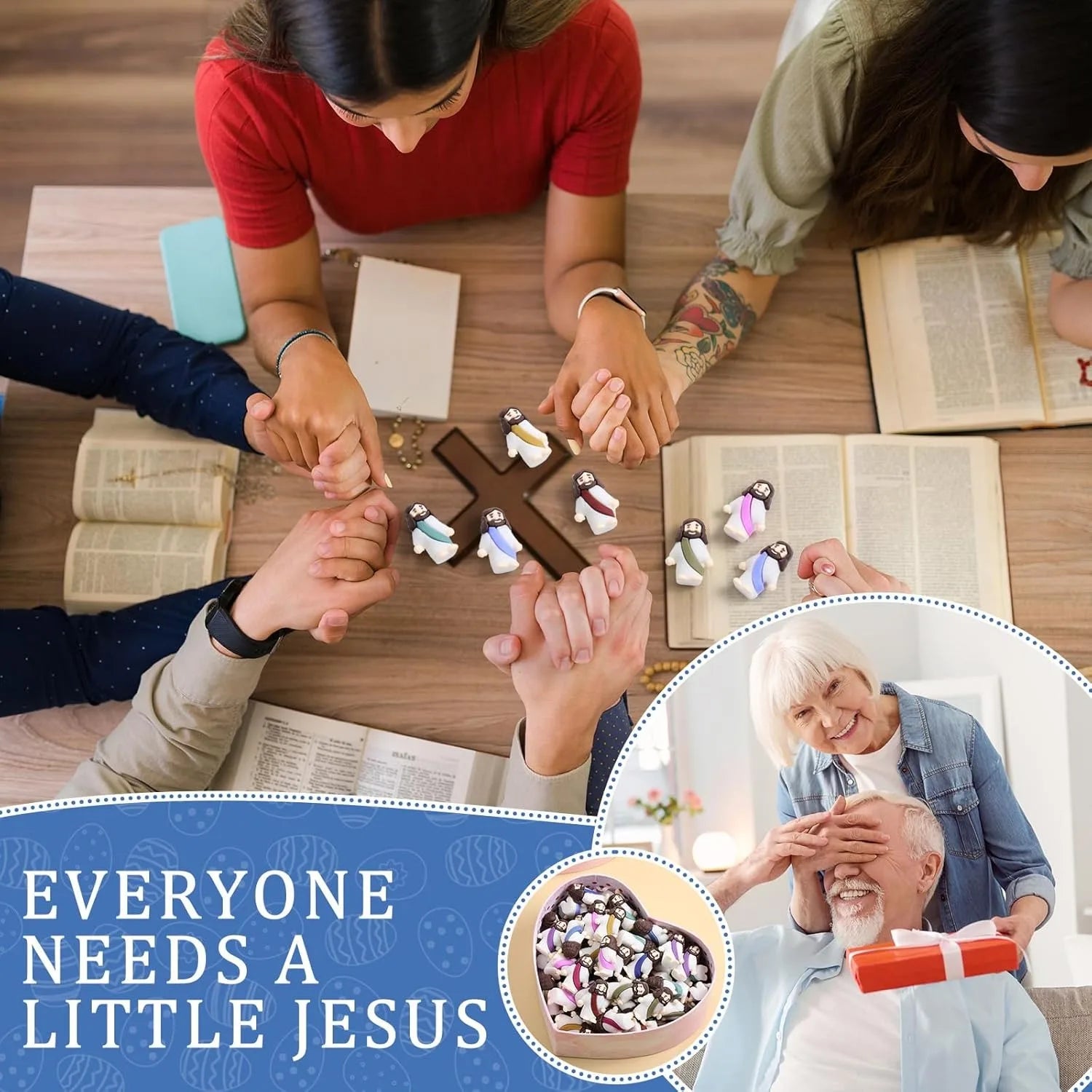 Easter Jesus Toys, Mini Easter Jesus Figurines, Decorative Multifunctional Party Favors, Sunday School Crafts, Multiple Specifications