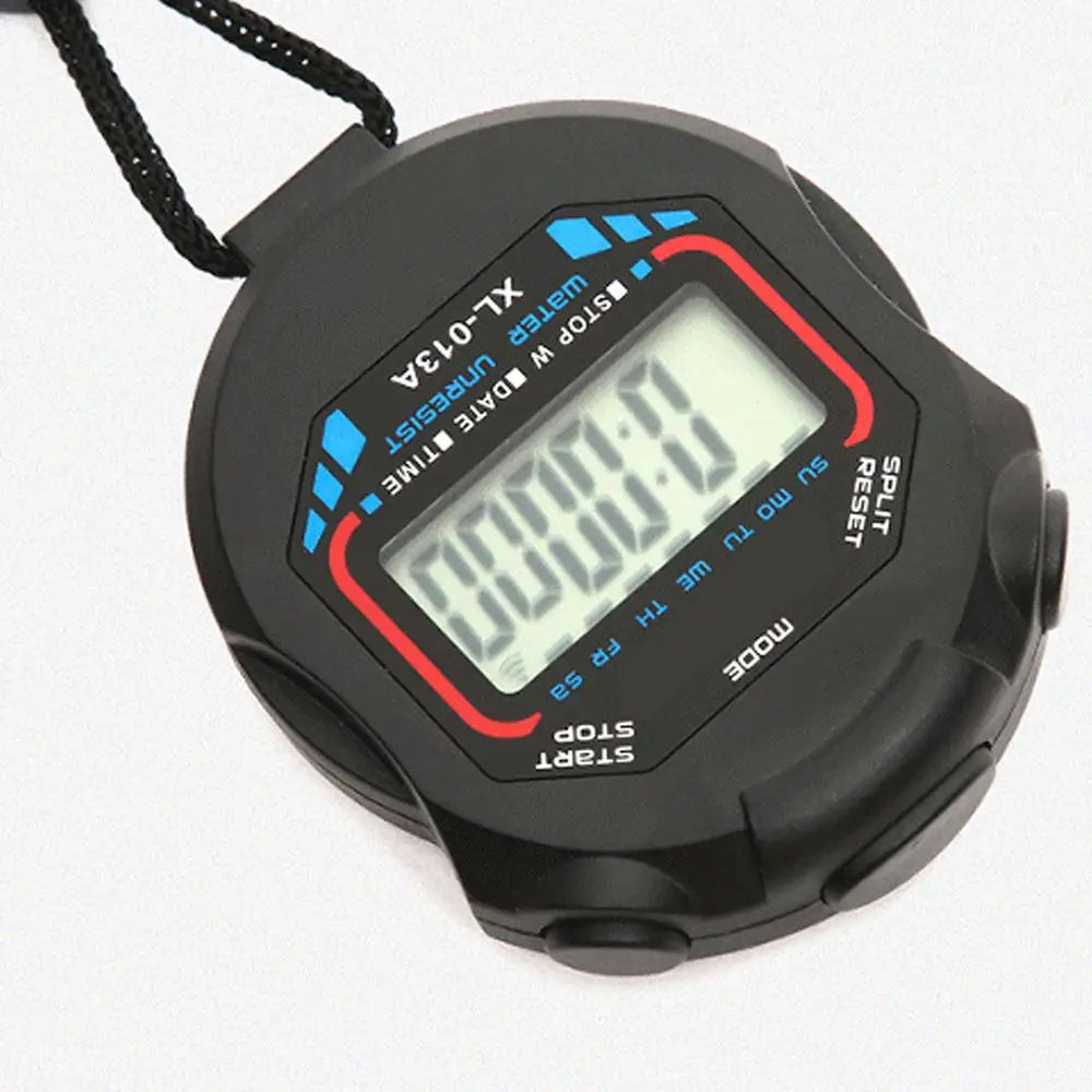 Chronomètre de Sport portatif, 1 pièce, compte à rebours, affichage numérique, chronomètre LCD, minuterie de comptage, minuterie de Fitness
