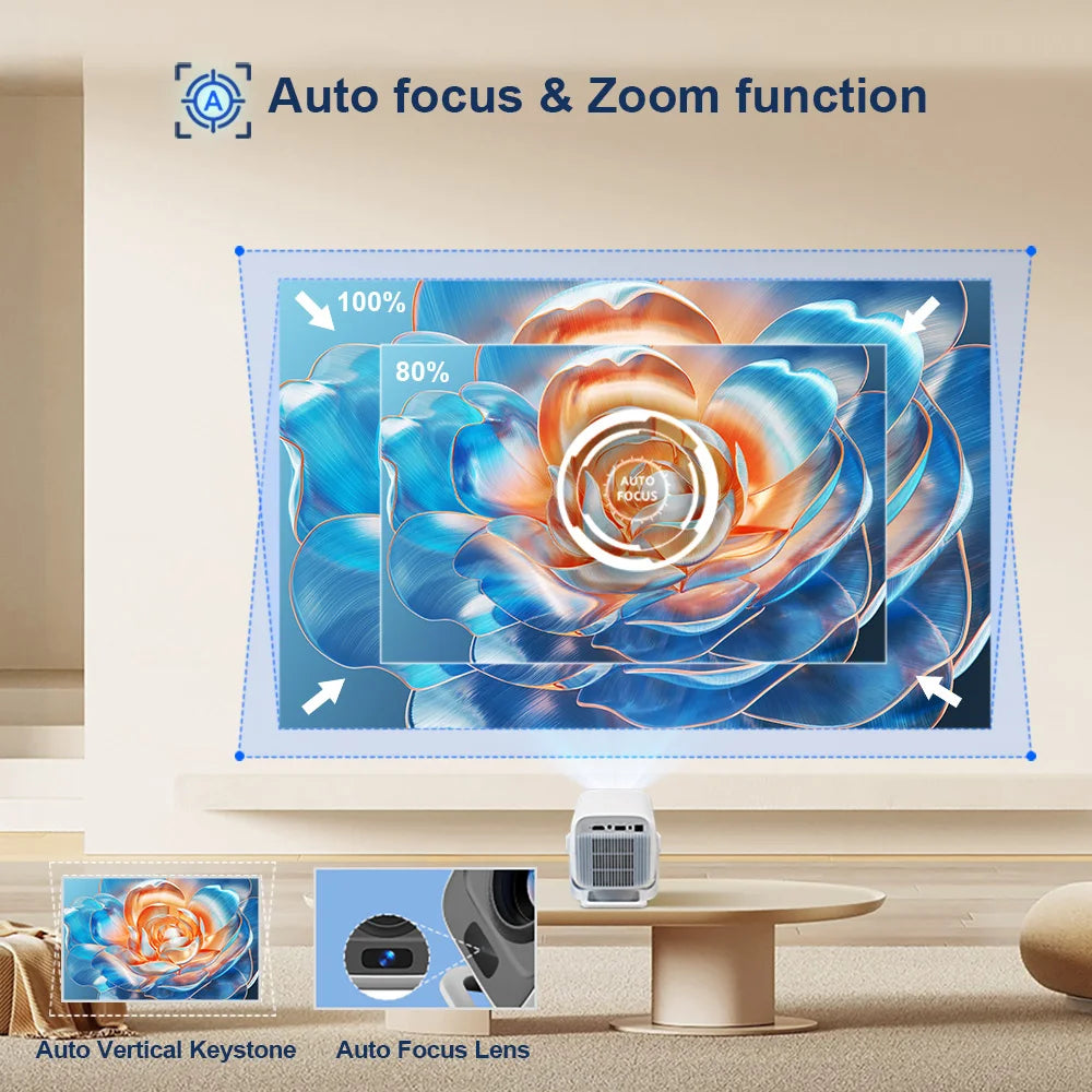 PROGAGA PG370 1080P projecteur Full HD pour film WiFi Android projecteur 4K PG370 Smart TV Home cinéma Mini projecteur vidéo Portable vidéoprojecteur videoprojecteur 4k projecteur projecteur vidéo retroprojecteur 4k