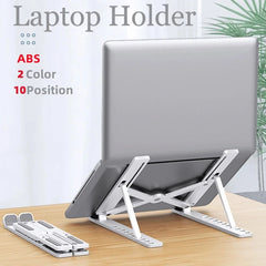 Support réglable pour ordinateur Portable, Support d'ordinateur pour Macbook Air Pro, accessoires, Base pliable pour Pc