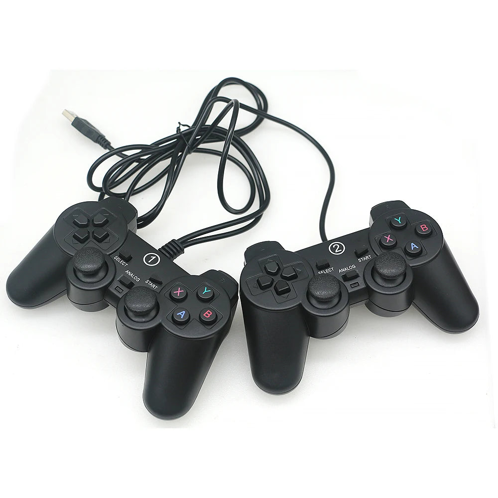 Manette de jeu filaire USB vers PC pour ordinateur portable, manette de jeu pour jeu d'arcade Pandora, 2 joueurs, Winxp, Win7, Win8, Win10