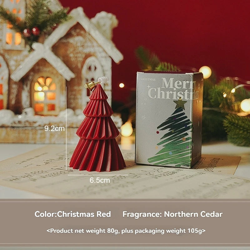 Bougies parfumées pour arbre de Noël fabriquées à la main |   Ornement festif créatif et cadeau parfait pour les amateurs de Noël |   Décor parfumé de qualité supérieure