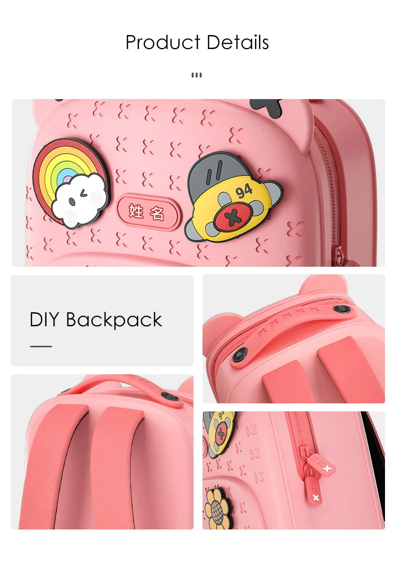 Sac à dos d'école étanche pour fille et garçon, à motif de dessin animé, à la mode, pour la maternelle, Kawaii, cadeau