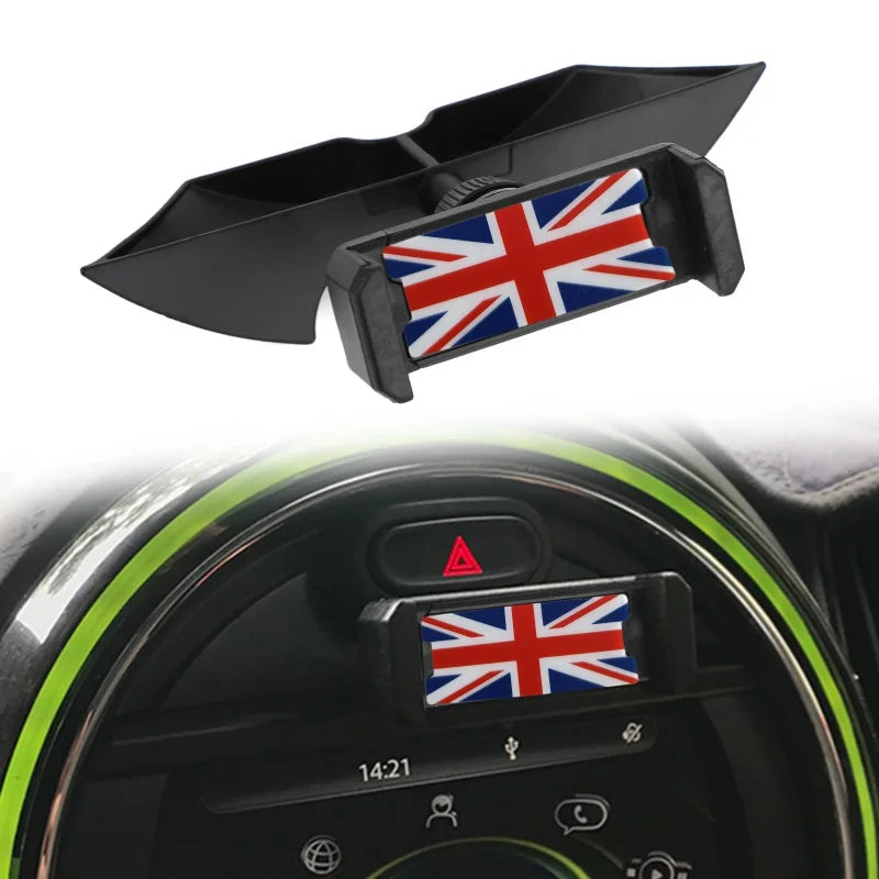 Artudatech pour MINI Cooper accessoires F54 F55 F56 F57 F60 noir support de téléphone de voiture tableau de bord fente montage Auto intérieur f56 pièces