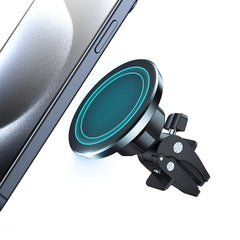 Support magnétique pour voiture, support d'appareil électronique portable, iPhone 16, 15, 14, 13/12 Pro Max, Mini Plus, tous les matins et étuis