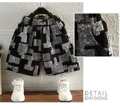 Ensemble de vêtements pour enfants, chemise en soie glacée, haut Polo à manches courtes + short, ensemble 2 pièces, Style de rue, vêtements d'extérieur décontractés et simples