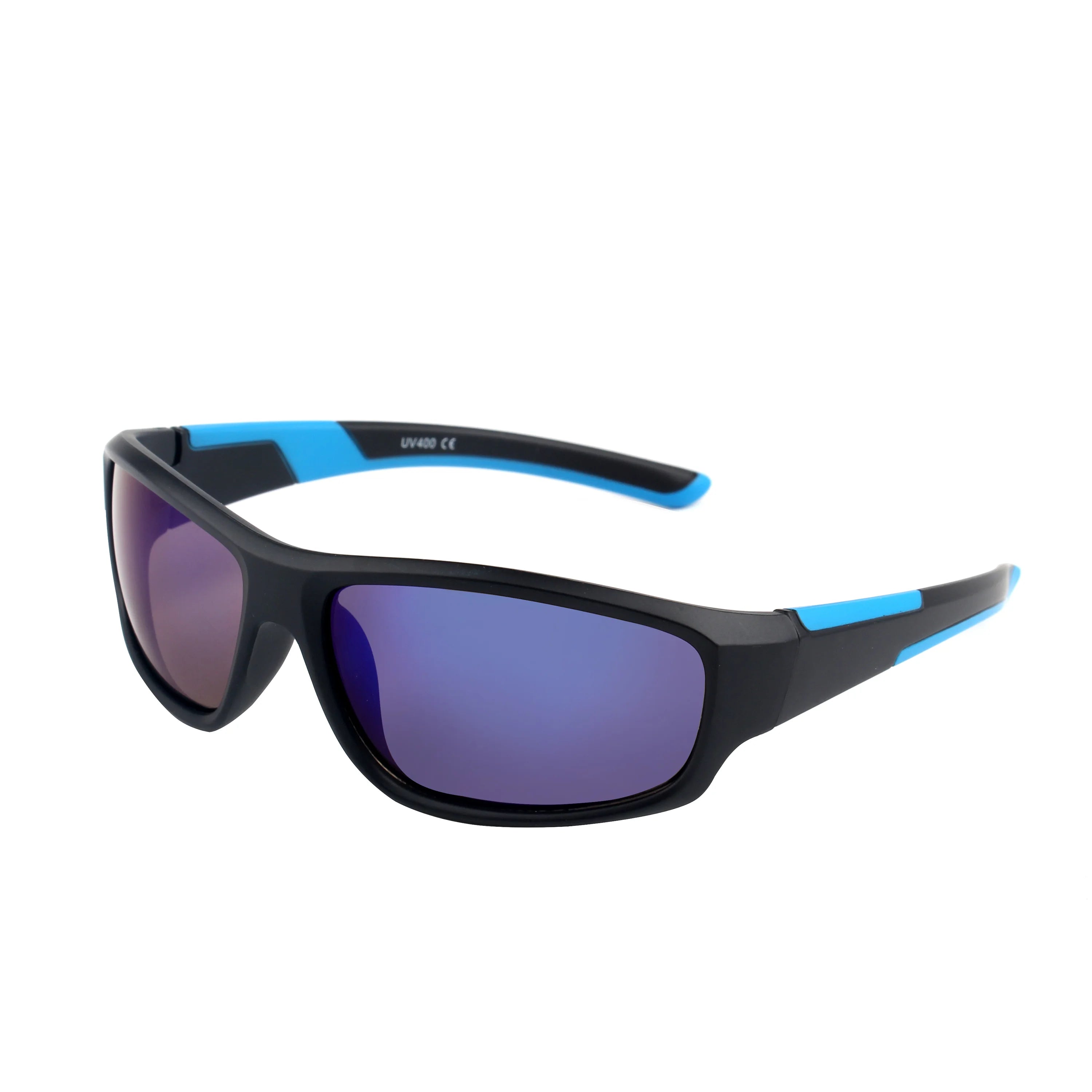 Kenbo enfants garçon Sport lunettes de soleil enfant cyclisme lunettes fille UV400 extérieur miroir lunettes pour cadeau avec étui