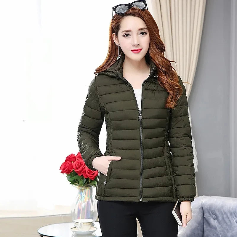 2025 nouvelle veste d'hiver de haute qualité pardessus stand-callor manteau femmes mode vestes hiver chaud femme vêtements décontracté Parkas