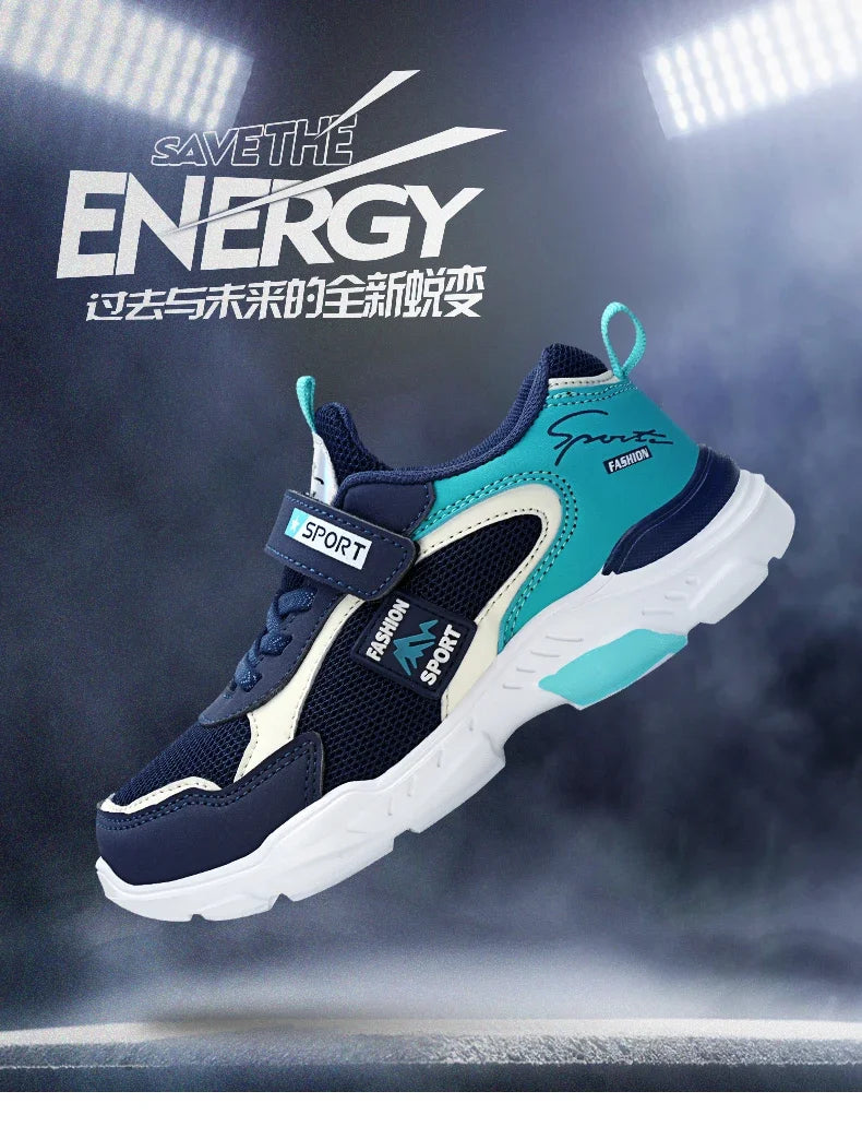 Chaussures pour enfants garçon baskets au printemps et en automne avec surface respirante antidérapante élève cuhk garçon garçon chaussures de mode