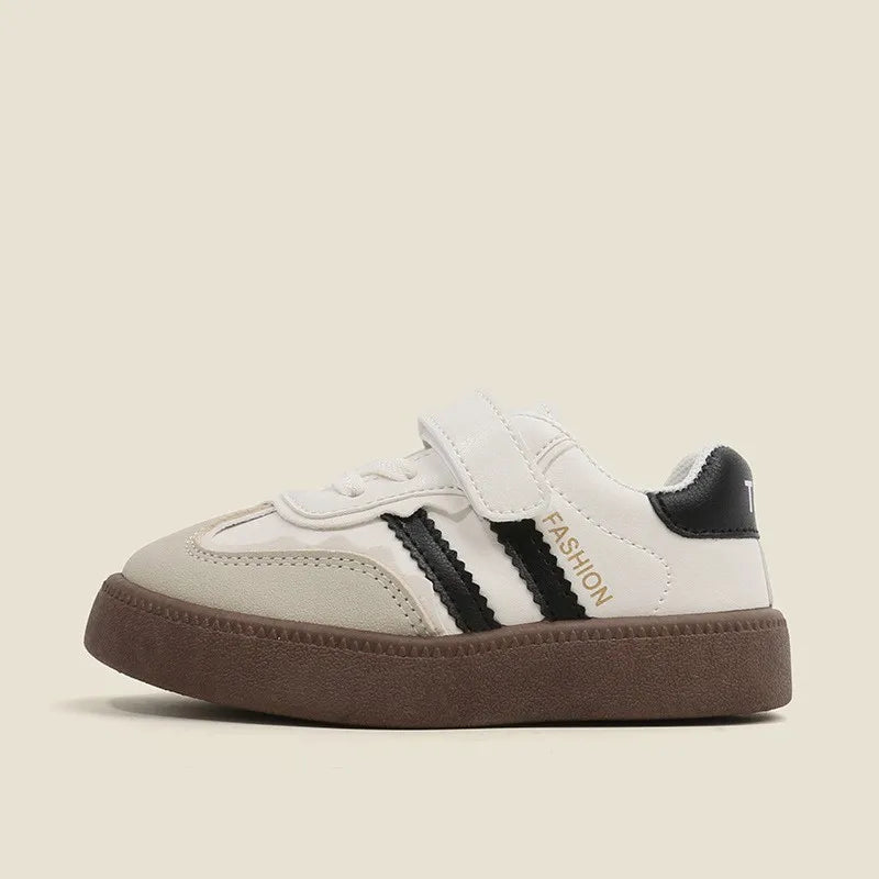 Chaussures de skate décontractées unisexes pour enfants, baskets blanches pour filles, chaussures en toile pour garçons, chaussures de sport pour enfants, nouvelle mode, printemps 2024
