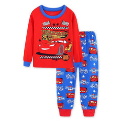 Printemps automne ensembles de vêtements pour enfants garçons 95 voitures McQueen vêtements de nuit de dessin animé vêtements enfants Pyjamas ensemble bébé filles coton Pyjamas