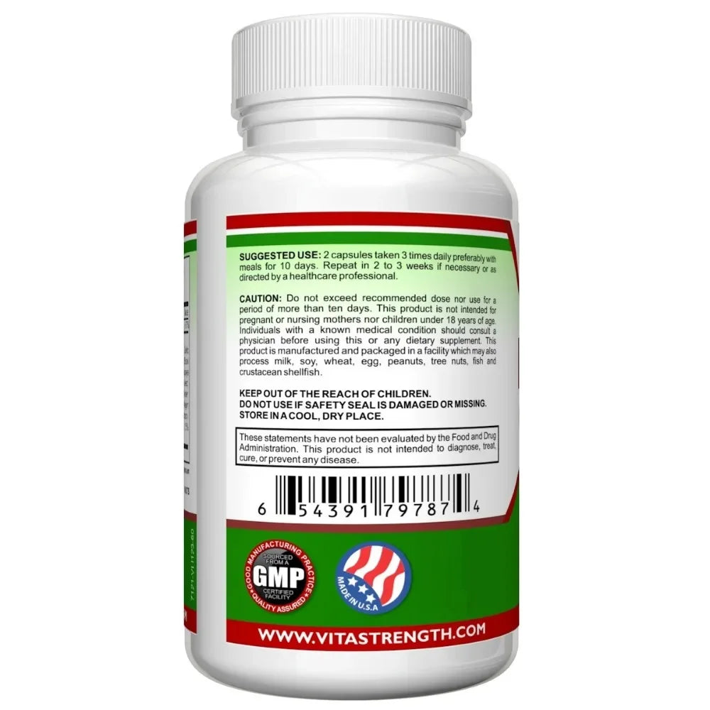 Nettoyant parasite premium - Détox intestinal - Soutient parasites et autres vers intestinaux
