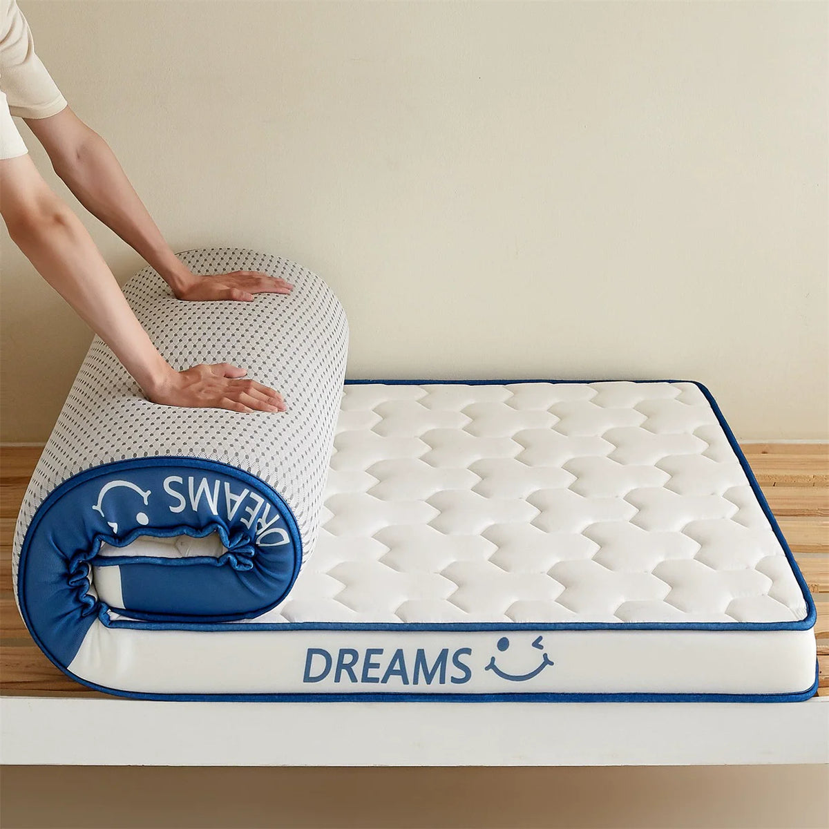Memory foam latex mattress, for home use, extra thick single/double bed, for student dormitory, tatami floor