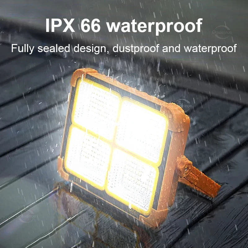 2025 New Outdoor Solar Lamp 35000000 LM LED Solar Light Outdoor Solar Light Emergency Camping Light Type-C Hanging Lantern