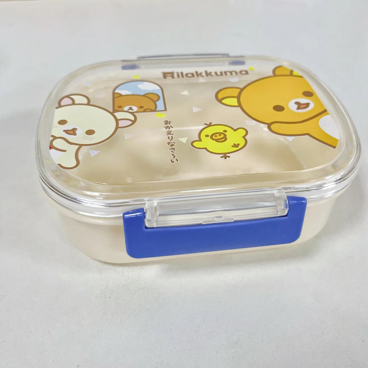 Rilakkumas Bento boîte à déjeuner enfants école mignon Relax ours conteneurs de stockage des aliments femmes bureau pique-nique fruits bac à légumes étuis cadeau nouveau