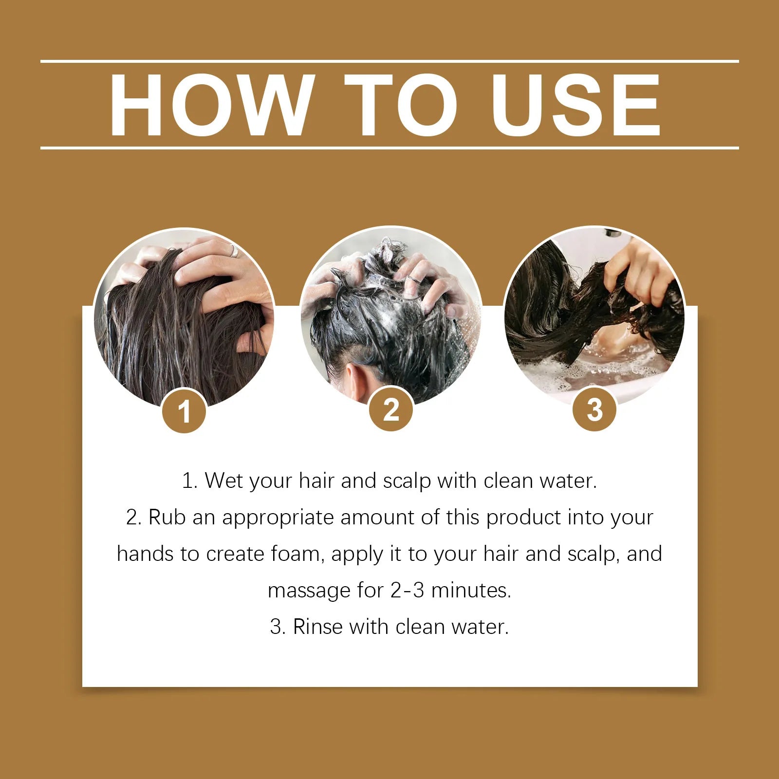 Shampoing Anti-perte de cheveux pour la croissance des cheveux, follicules nourrissantes, soulagement des démangeaisons du cuir chevelu, frisottis secs, pointes fourchues, réparation des cheveux endommagés