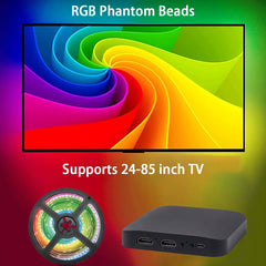 Rétroéclairage Led pour TV ambiante intelligente, boîtier de synchronisation de périphérique HDMI 4K 1.4 2.0 et Kit de bande lumineuse RGBIC WS2812B 5050 pour PC 24 à 65 pouces PS4 XBOX