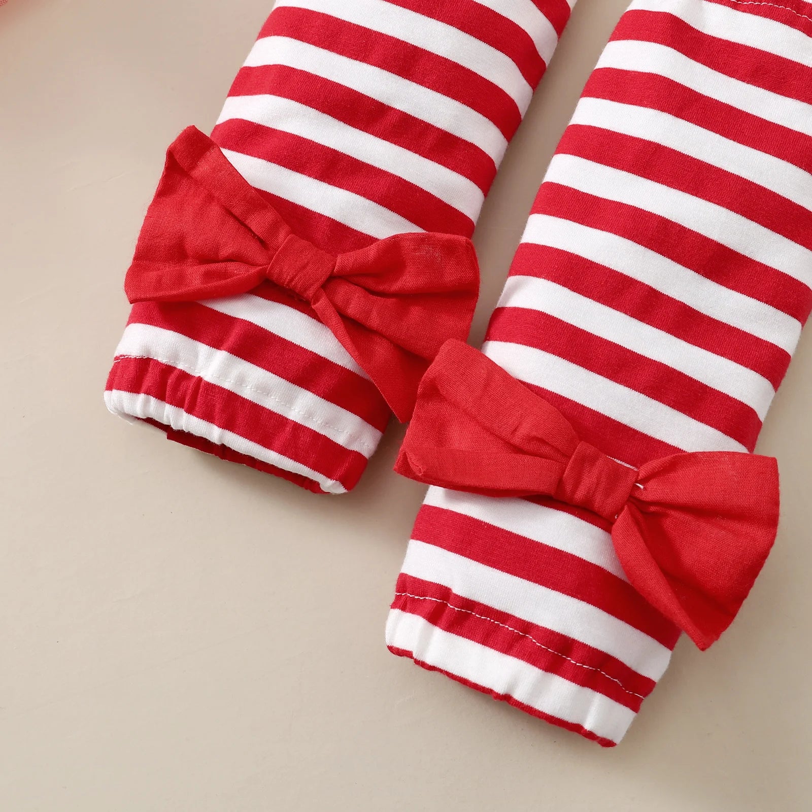 Ensemble de vacances pour enfants, body imprimé père noël + jupe en fil + bandeau + chaussettes, ensemble de noël pour bébé fille de 0 à 18 mois, 4 pièces/ensemble