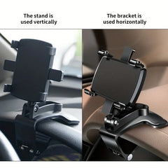 Support de téléphone universel pour tableau de bord de voiture 360 °     Support de voiture pour Smartphone rotatif, pour iPhone,