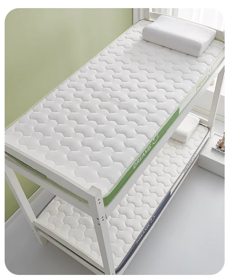 Matelas en Latex à mémoire de forme, pour usage domestique, lit Double simple Extra épais, pour dortoir d'étudiants, sol Tatami