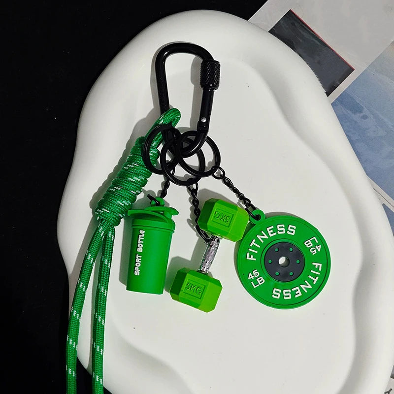 Porte-clés de Fitness pour les amateurs de gymnastique, cadeau Premium, accessoires pour les amateurs de sport, sacs d'entraînement, bouteilles d'eau, boucle en forme de D