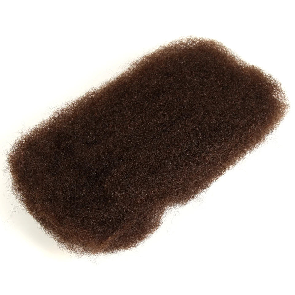 Tresses torsadées de couleur naturelle QVR, cheveux brésiliens Remy sans trame, Afro crépus, en vrac, pour tressage, 1 paquet de 50 g/pièce