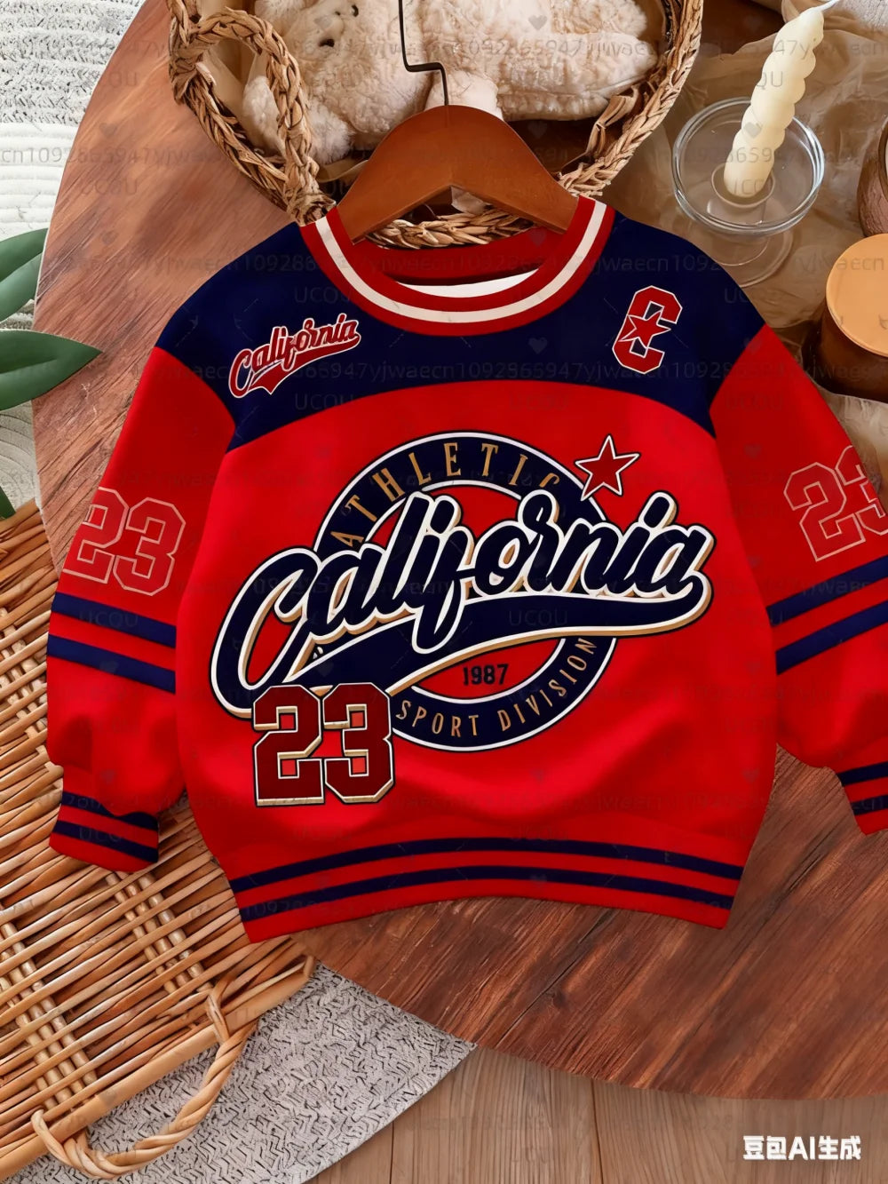 Pulls californiens pour garçons et filles, imprimé en 3D, pull à manches longues, décontracté, dessin animé, pour hommes et femmes, Parent-enfant