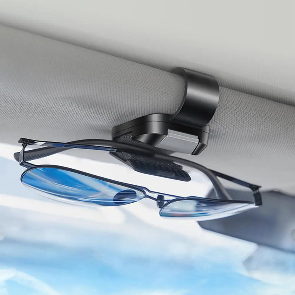 Clip pour lunettes de soleil de voiture, porte-lunettes pour pare-soleil, porte-billet, Clips de rangement stables, cintre pour lunettes, accessoires d'intérieur de voiture