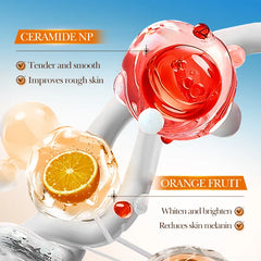 Revitalisez la peau acide de fruits Peeling Gel nettoyage du visage exfoliant Peeling gommage nettoyage en profondeur acné points noirs enlever visage nettoyant